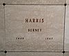 Tombstone - Harris, Berney (1899-1980)