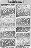 Samuel, Albert Basil - Obituary Annotated Samuel, Albert Basil - Obituary Annotated