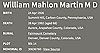 Burial Entry - Martin, William Mahlon