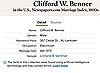 Marriage Index - Benner, Clifford W