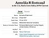 Burial Entry - Bertrand, Armelda