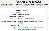 Burial Entry - Jacobs, Robert Orr