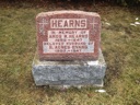 Headstone - Hearns, Amos W & H Agnes nee Evans